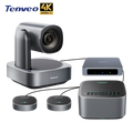 Hot Tenveo VA612 Group 4K 12X Optical Zoom PTZ Camera M6B Audio Conference Speakerphone Video Conference Camera System
