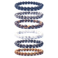 Custom 8mm Magnet Charm Beads Bracelet Stone Fashion Geometric Women Jewelry Pulsera Mujeres 8 Mm Crystal Rhinestone CB0216-1