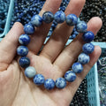 Wholesale Crystal Jewelry Sodalite Stone Bracelet 8/10 mm Bead Crafts for Gift and Decoration