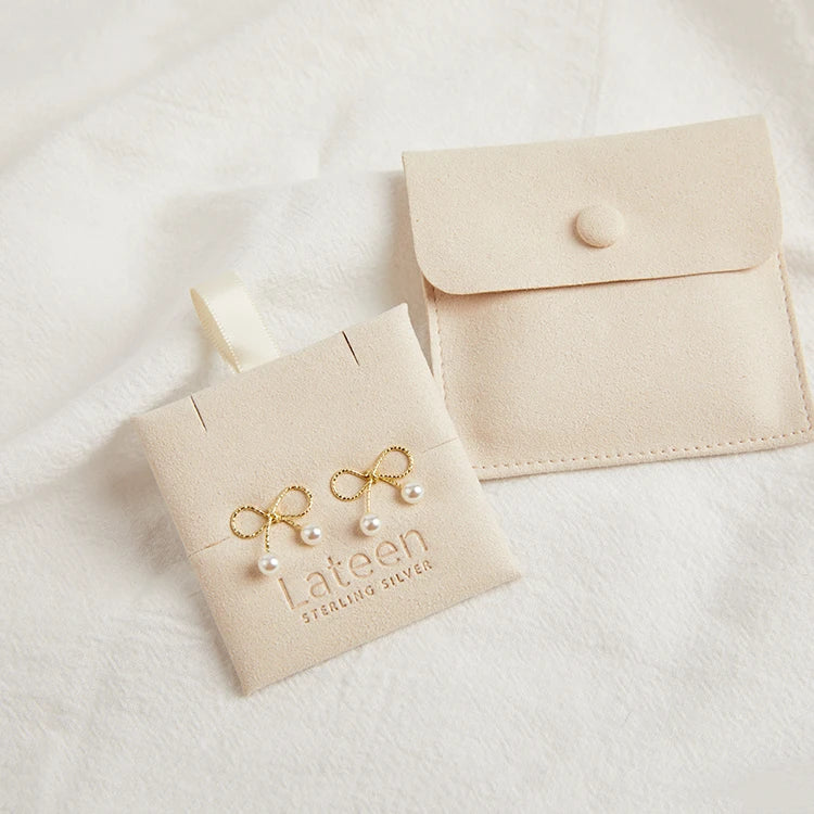 Factory Sale Suede Microfiber Packaging Bag Pouch Luxury Velvet Jewelry Pouch Envelope Bag with Logo