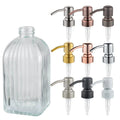 OEM Accept 24/410 28/410 28/400 Manual Dispenser Pump Stainless Steel Soap Metal Lotion Dispenser Liquid Pump in China
