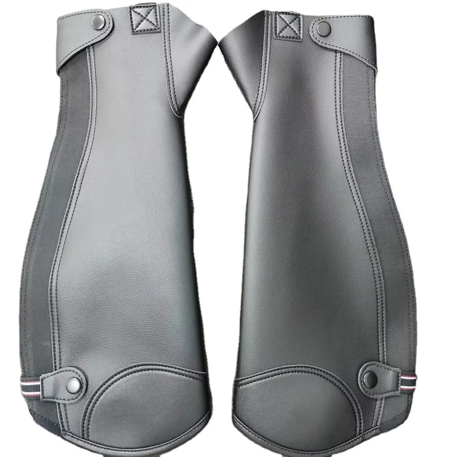 In Stock Unisex Adult & Kid Horse Equestrian Synthetic Half Chaps