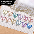 JTING Hot Popular Watery Mirror Cat Eye Gel Polish Collection 12colors Hema TPO Free Jelly Cat Eye Gel Nail Polish Free Custom