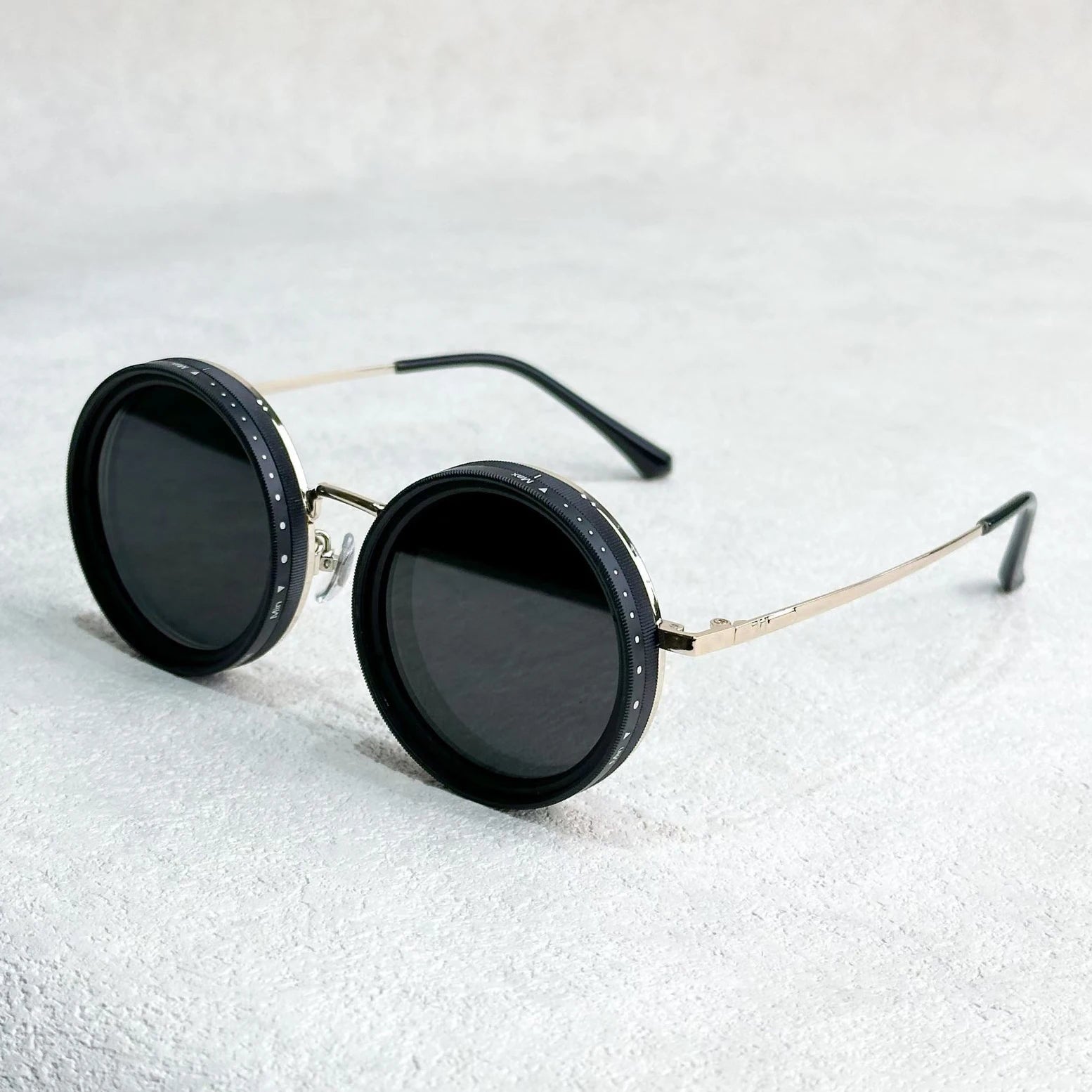 ND9 Handmade Adjustable Lens Dimming Sunglasses Polarized Fishing Glasses ND Filter Sunglasses 2025