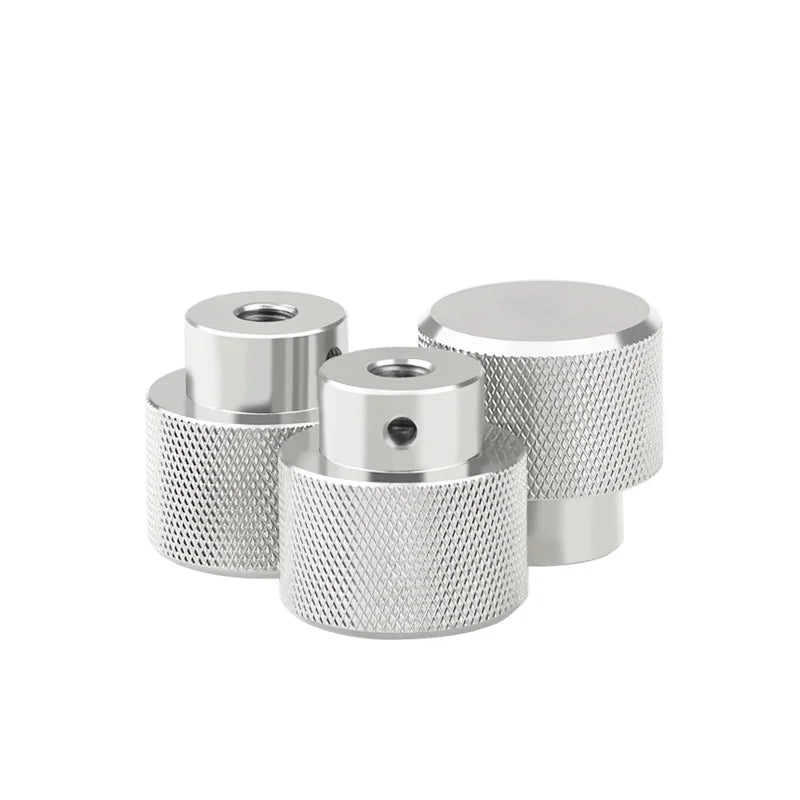 1/4' M3/M4/M5/M6/M8/M10/M12Round Flanged Handwheel Handle Hand Tighten Nut Knurled Adjustment Thumb Knob Nut