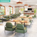 Hotel Canteen Restaurant Dining Chair Coffee Shop Booth Set Cadeiras Jantar Modern Tables and Chairs for Restaurant