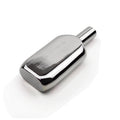 New Arrival Portable Special Decorative Glossy Silver UV Electroplated Luxury Perfume Glass Bottle 50ml