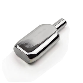 New Arrival Portable Special Decorative Glossy Silver UV Electroplated Luxury Perfume Glass Bottle 50ml