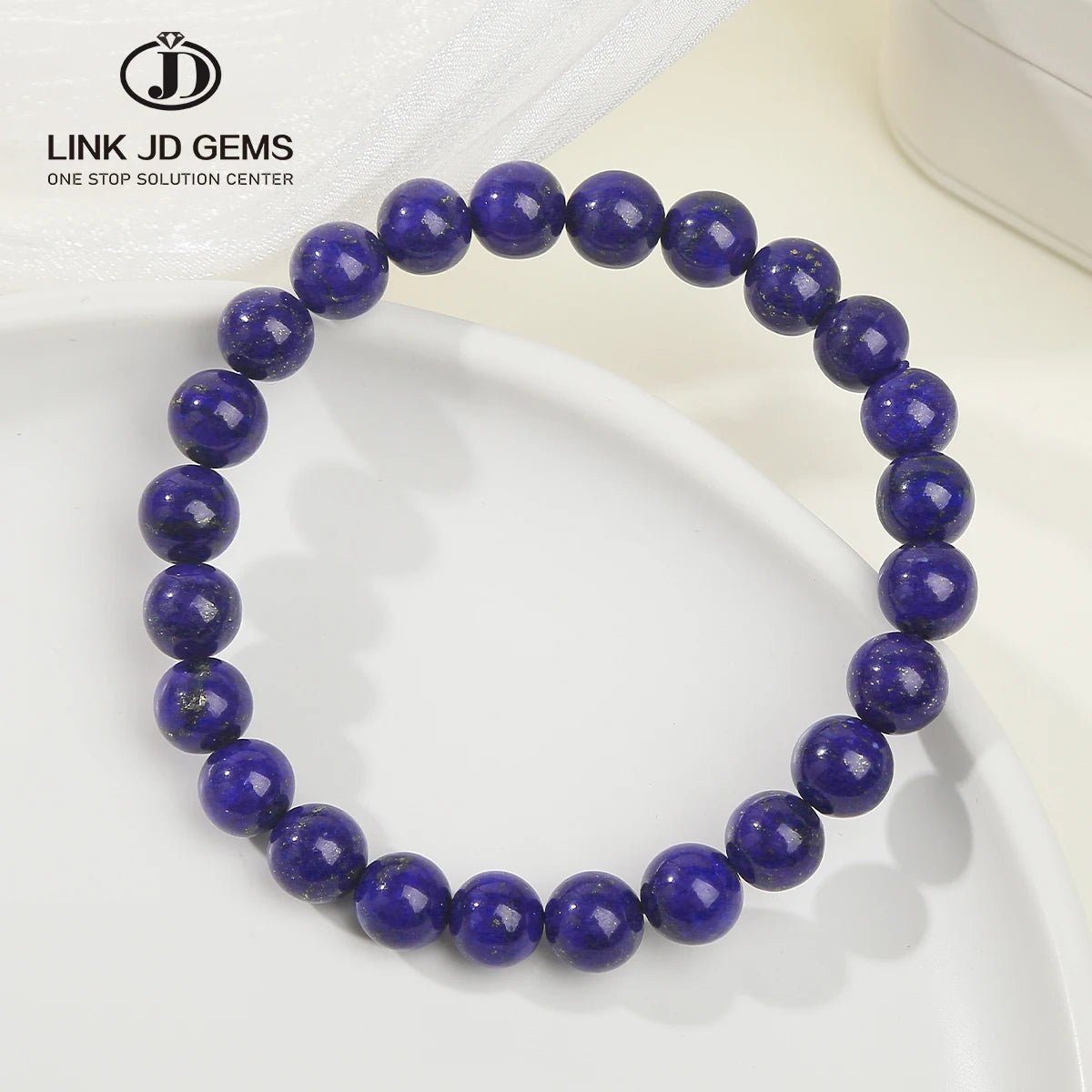 Wholesale Multifarious Grade Natural Lapis Lazuli Bracelet Lazurite Elastic Rope Beaded Bracelets Gemstones Loose Gemstones