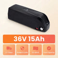 36V 15Ah Ebike Battery German Stock 2600mAh 10s6p Lithium Pack with 25A BMS 2A XT60 for City Fat Tire Mountain Bike