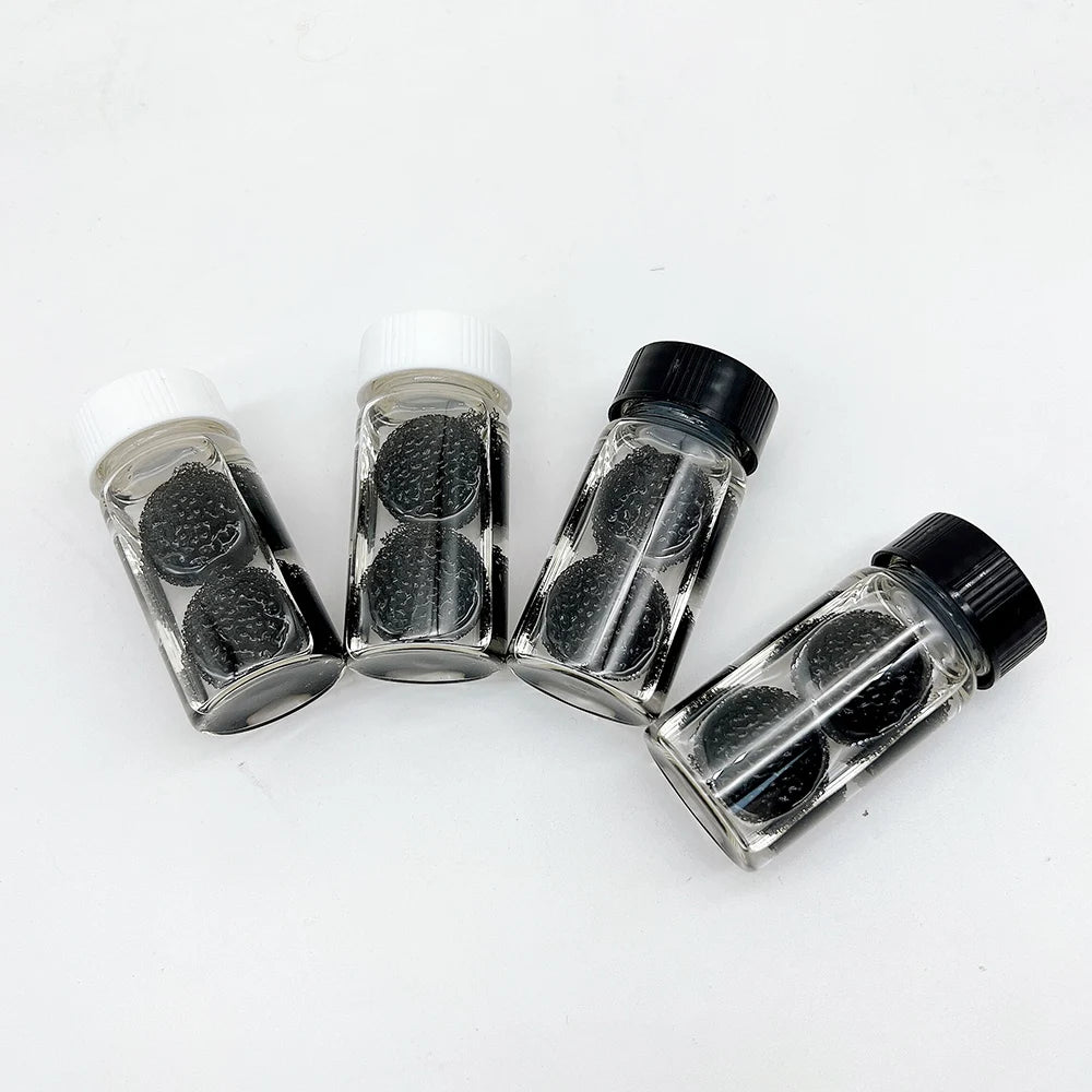 Wholesale Private Label 20ml Reusable Eyelash Tweezers Glue Cleanser Black Pink Random Sponge Ball Black Tweezers