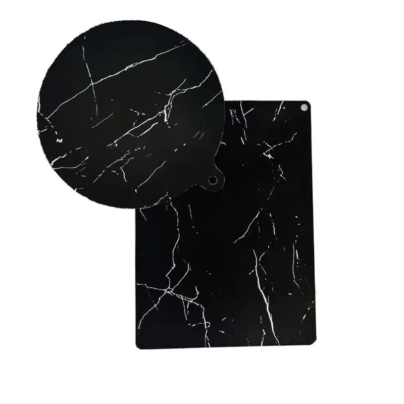 Heating protection Oil Proof Clean Heat Insulation Mat Marble Silica Gel Ultra-thin Induction Cooker Mat