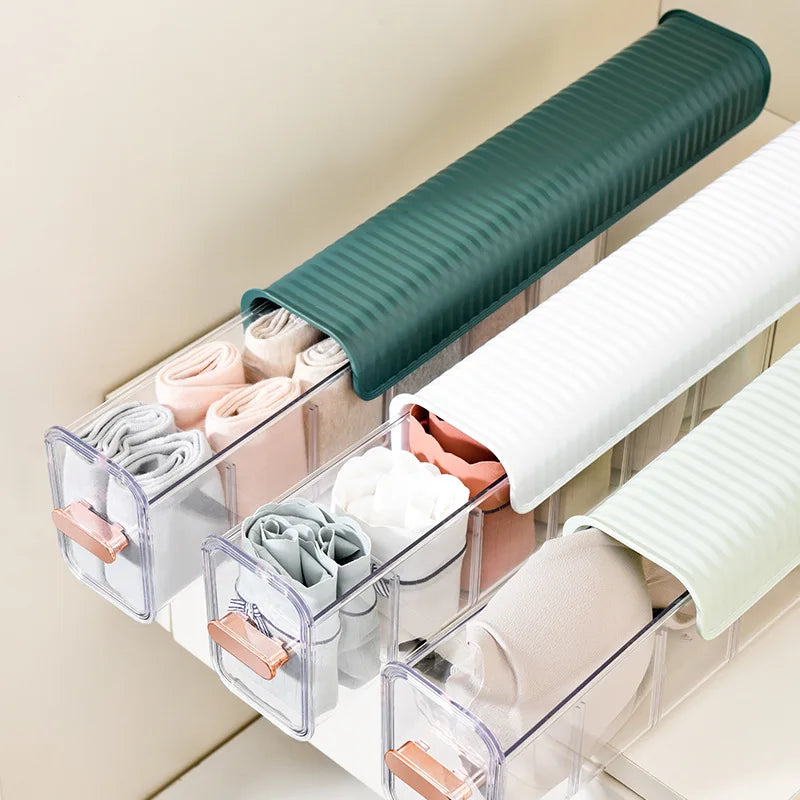 Underwear Storage Box Household Three-in-one Drawer Type Drawers and Socks Separate Sorting Box