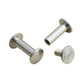 Custom Aluminum Copper Book Blinding Posts 10Mm Length 2Mm Binding Post Screw