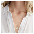Fashion Gold Silver Plated Jewelry Round Charm Stainless Steel 15mm Hammered Coin Pendant Necklace for Women Accessories