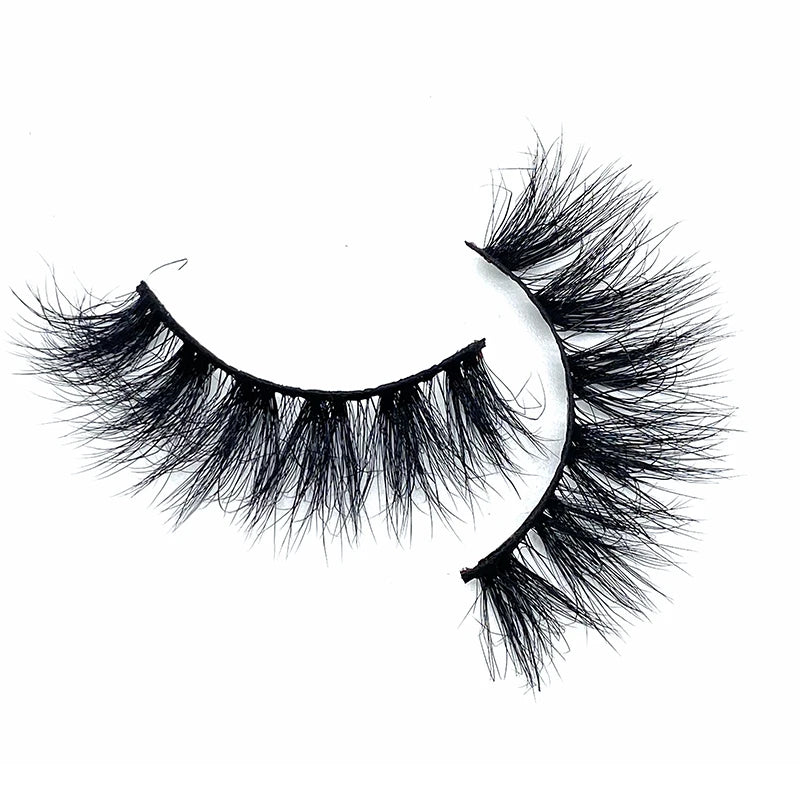 Wispy Natural 3D Faux Mink Lashes Private Label Mink Lashes Wholesale Full Strip Lashes