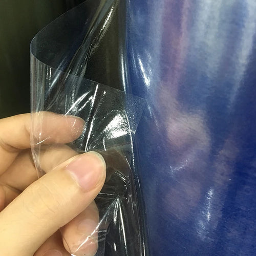 0.07 Super Thin Clear Transparent Pvc Fabric Flexible Stretch PVC Soft Plastic Film for Packaging