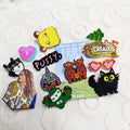 High Quality Factory Custom Fashion Cute Pins Metal Logo Badges Brooch Hard Soft Enamel Pins Lapel Pins butterfly Clutch