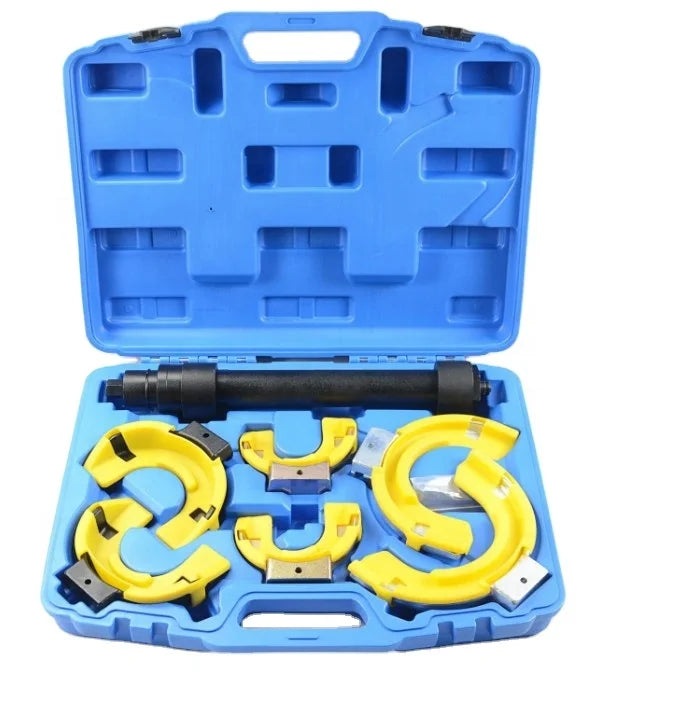 TOOL OEM Automotive Shock Absorber Removal Kit with Hard Case Impact Driver Spring Compressor-ONE YEAR Warranty