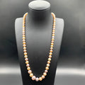 4A Zhuji Natural Round Pearl Strand White Pink Purple Fancy Color Factory Price Fresh Water Pearl Strand for Women Necklace MegaBDM