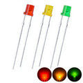 Czinelight 3mm Flat Top Diffuse Warm White Red Blue Green Yellow Color Lens Bulb Led 2V 3V Indicator