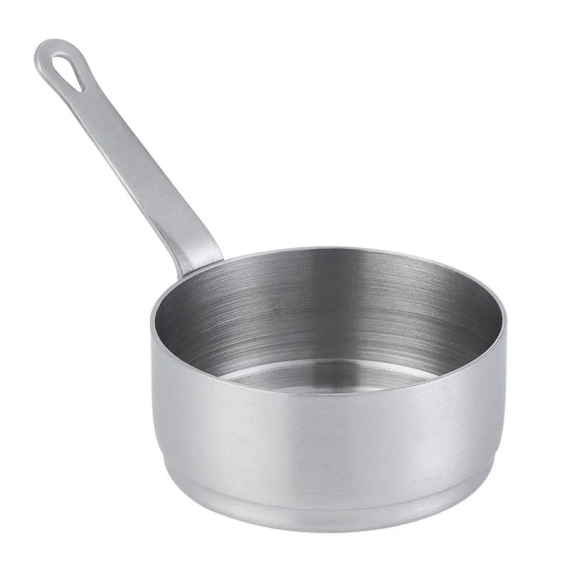 Stainless Steel Kitchen Korean Dish Cup Sauce Container Mini Dipping Sauce Dish With Handle