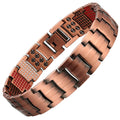 BioMagnetic Jewelry 15mm Adjustable Hematite Stone Pure Copper  Magnetic Bracelets for Men