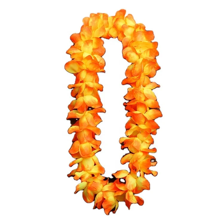 Party Decoration Hanging Leis 1m Long Artificial Silk Flower Wreath Hawaiian