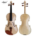 Sinomusik Brand Handmade High Grade Custom Violin Natural Color All Maple Wood Student Violins  SGV-015UF
