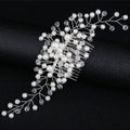 Handcrafted Pearl Hair Comb for Brides and Women Wedding Accessories Hair Ornaments Clips for Girls