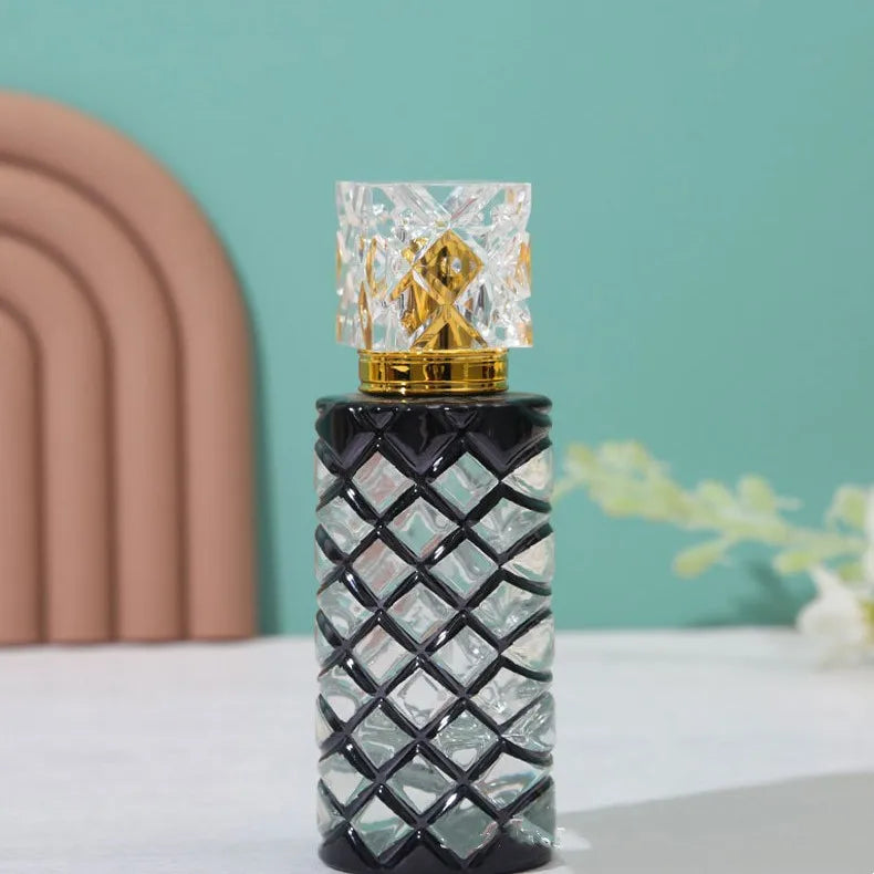 50ml Empty Glass Perfume Bottles clear Glass High Quality with UV Glass Cap