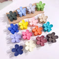 Daisy Girls Big Hawaiian Floral Hair Accessories Clamp Catch Plumeria Matte Plastic Hair Claws Flower Claw Clip for Women