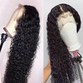 Wholesale Brazilian 4*4 Human Hair Transparent Lace Front Wig for Black Women Deep Wave 13*4 Swiss Lace Frontal Wigs