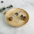 Borosilicate Glass Flat Bottom Pre Tube with Cork for Powder 20mm X 120 mm and More