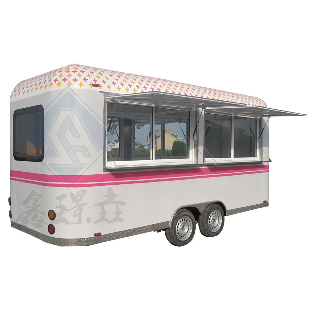 Mobile Food Trailer Cars for Sell Hamburger and Ice Cream Food Truck Cars to Sell Food
