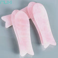 Hot Selling Premium Rose Quartz Fish Jade Guasha Stone Scraping Therapy Massage Tool Facial Jade Roller for Wellness Relaxation
