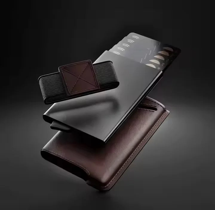 3-in-1 Smart Men's Wallet with RFID Protection Business & Credit Card Holder