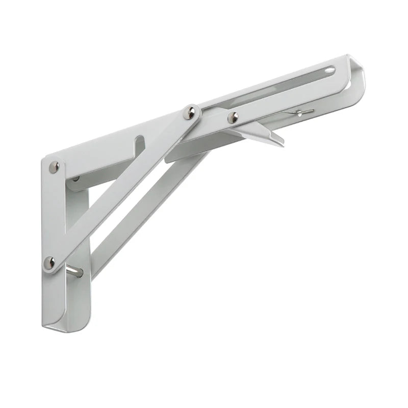 Heavy Duty 10 Inch Metal Folding Table Bracket L Shape Foldable Folding Shelf Brackets