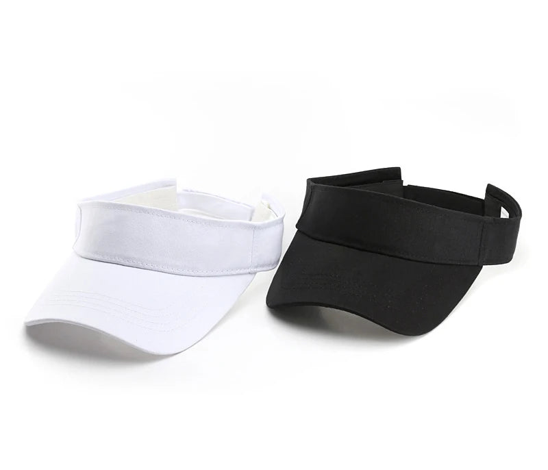 Factory OEM Wholesale Custom Polyester/Cotton Golf Sunvisor Cap-Adjustable Outdoor Fishing Sport Cap for Unisex