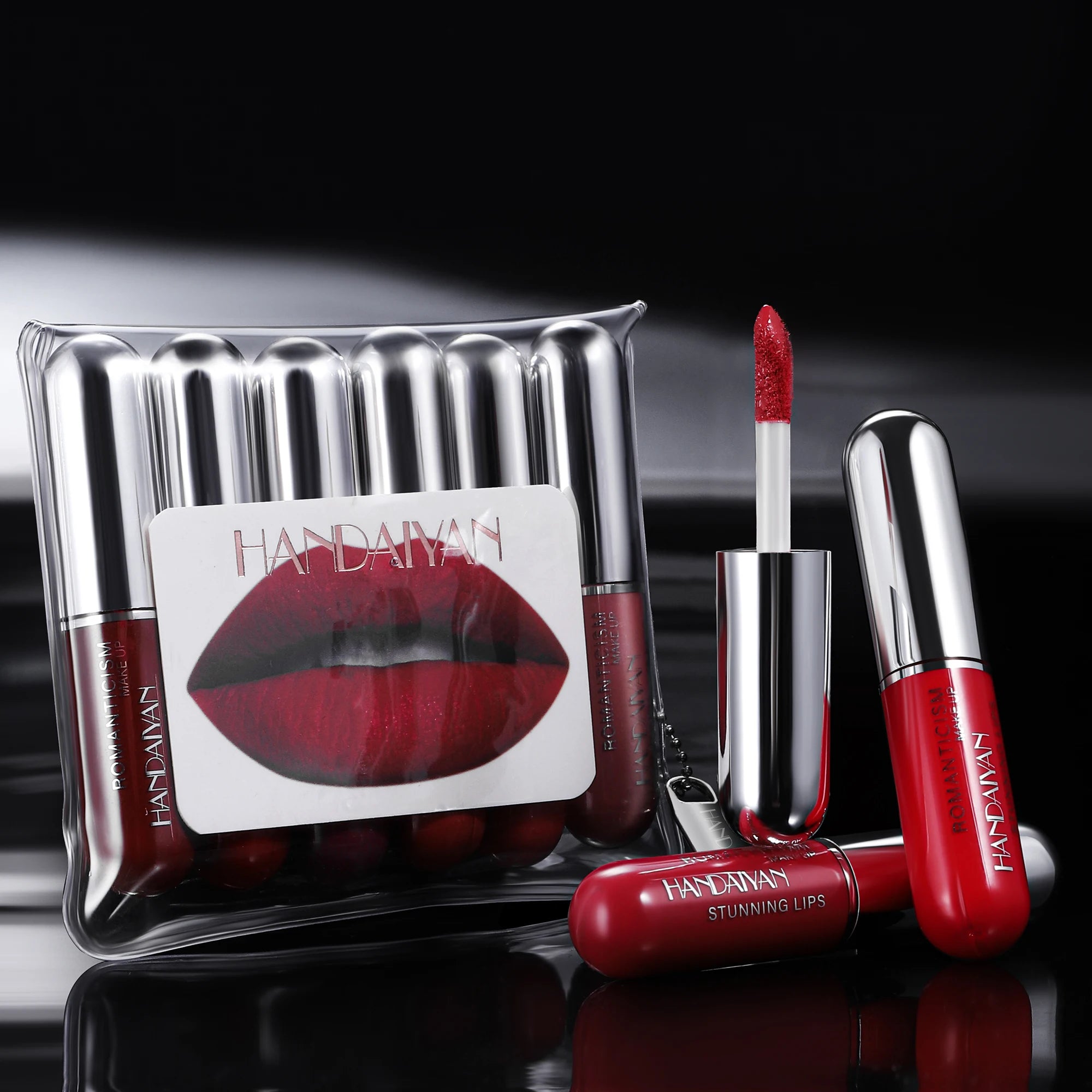 HANDAIYAN Capsule Matte Liquid Lipstick Kissproof Waterproof Lip Gloss Lipgloss Wholesale With Custom Logo