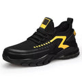 DEBONSAPT High Cut comfort Plastic Steel Toe Work Boots Anti Static Injury From Chinese Factory Black Upper Safety Shoes