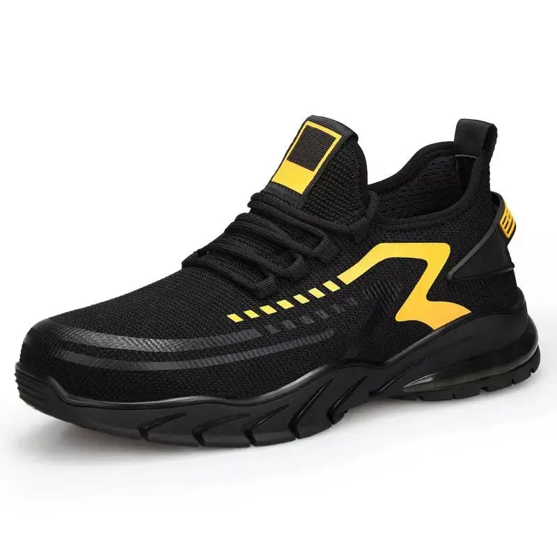 DEBONSAPT High Cut comfort Plastic Steel Toe Work Boots Anti Static Injury From Chinese Factory Black Upper Safety Shoes