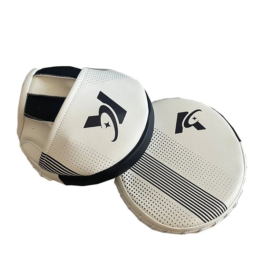 Angtian Custom Microfiber Small Round Focus Mitts for Boxing MMA Kickboxing