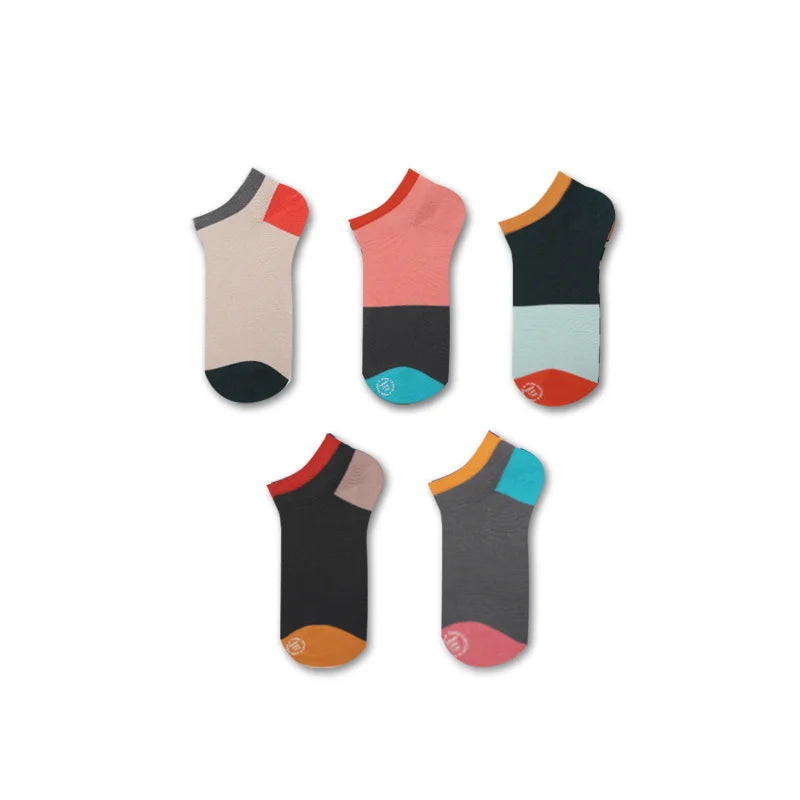 BSCI Factory High Quality Cotton Custom Colorful Socks Women Color No Show Socks Ankle Socks