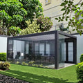 Aluminum Louvered Pergola with Flip Blades Short Delivery for Commercial and Poolside Outdoor Areas