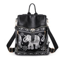 2026 Hot Sale Leather Day Backpack Ethnic Bag New Style Shoulder Backpack