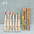 MR.E OEM Approval Natural for Toothbrush with Soft Charcoal Bristles and Custom Logo for Kids-Eco-Friendly