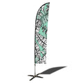 Outdoor Custom Waterproof Sporty Polyester Banner Flag Feather Print Letterpress Teardrop Flags Printing Custom Size Aluminum