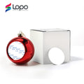 Tree Decor Christmas Decoration Supplies Plastic Ornament Sublimation Christmas Balls