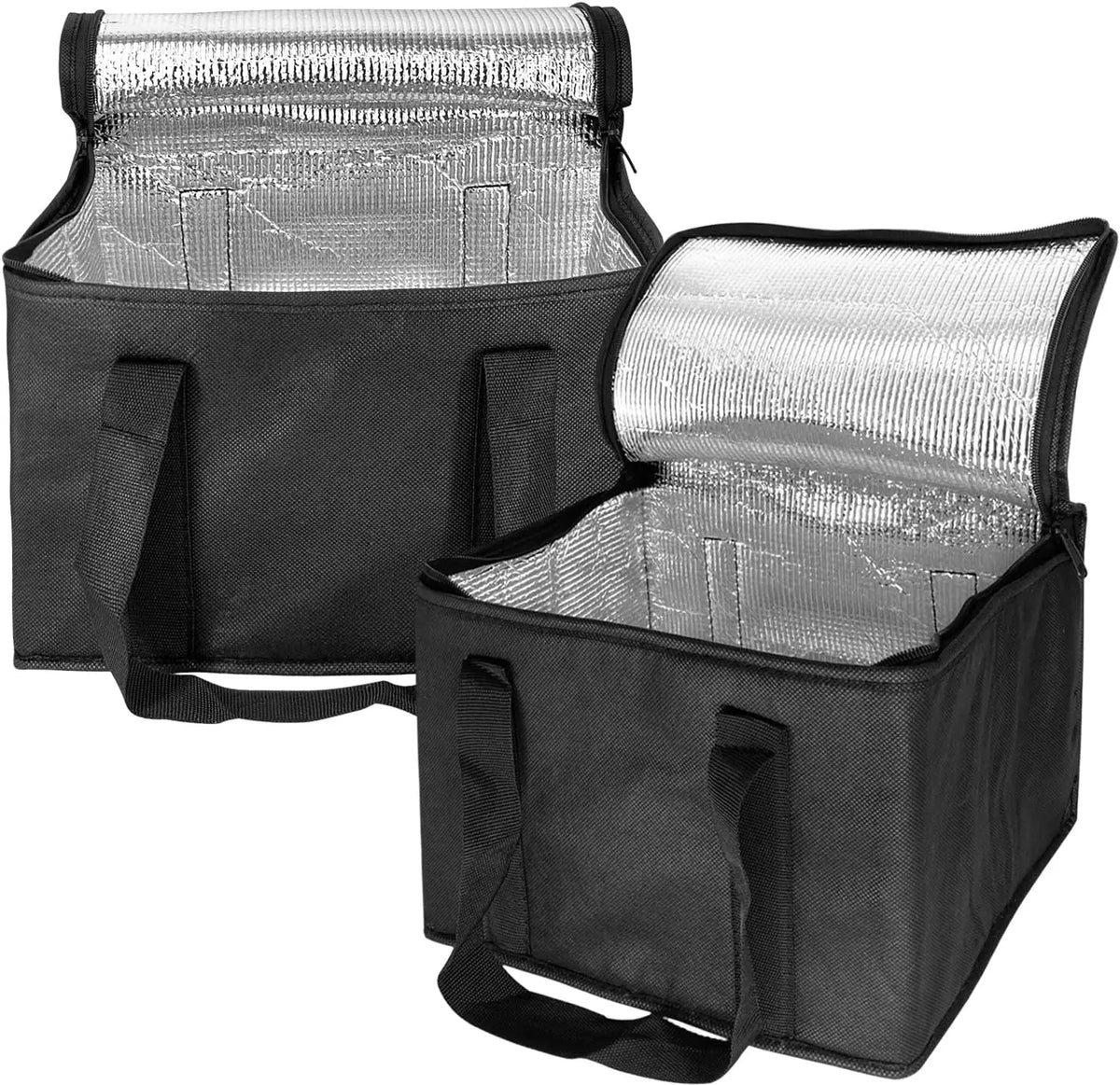 2Pack Reusable Insulated Lunch Bag Hiking Lunch Box Collapsible Cooler Bags